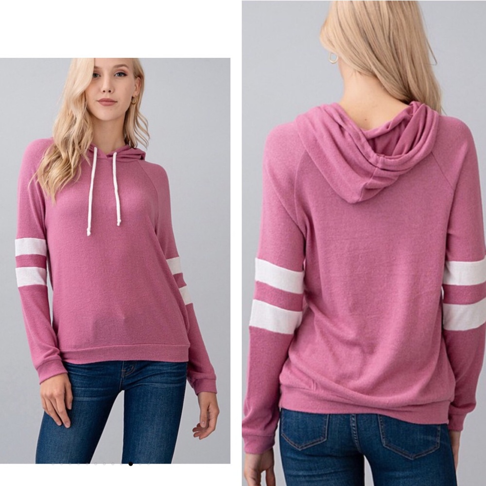 ☕️Soft Casual Pink Hoodie🤩